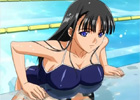 Hentai Babe In Swimsuit At The Pool
